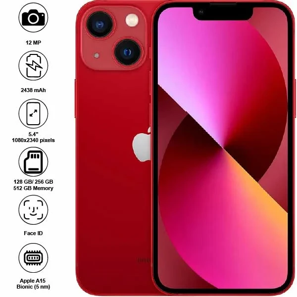 apple iphone 13 mini used 128gb 256gb 512gb blue black midnight pink red Free Shipping